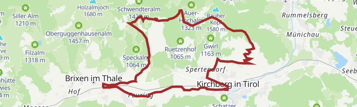 Route map: Trailtour Rauher Kopf - Sun Trail